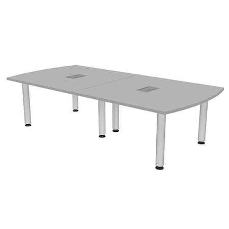Skutchi Designs 45 in W, 96 in L, 29 in H, Engineered Wood Top, Grey H-AREC-4693-PT-01-EL